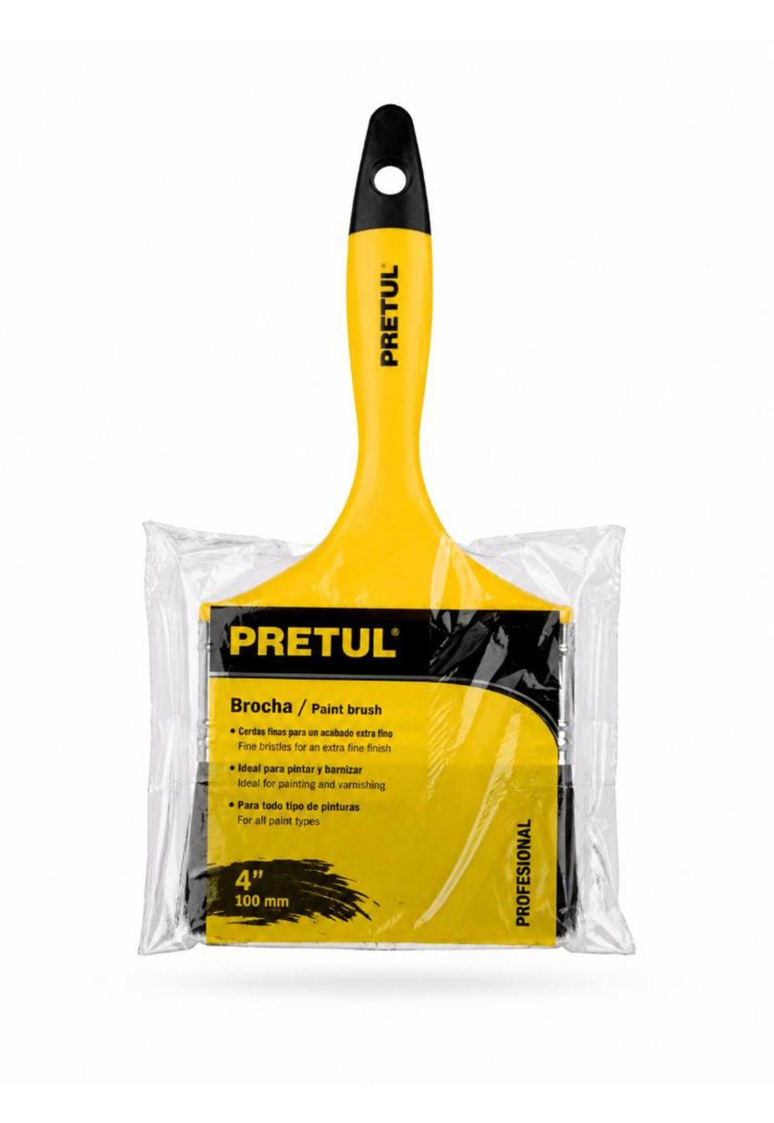 Brocha Para Pintar Ultraresistente 4(10cm) Pretul (truper)-2