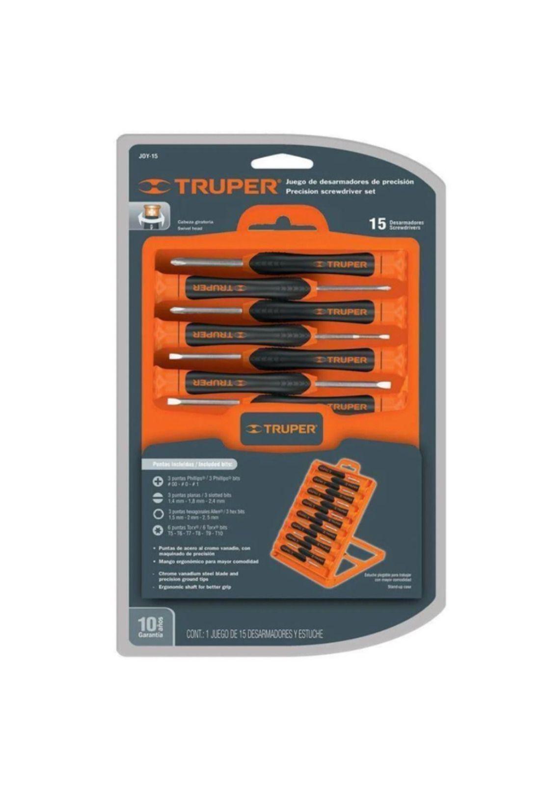Juego Destornilladores De Precisión Joyero ,15 Piezas Truper-3