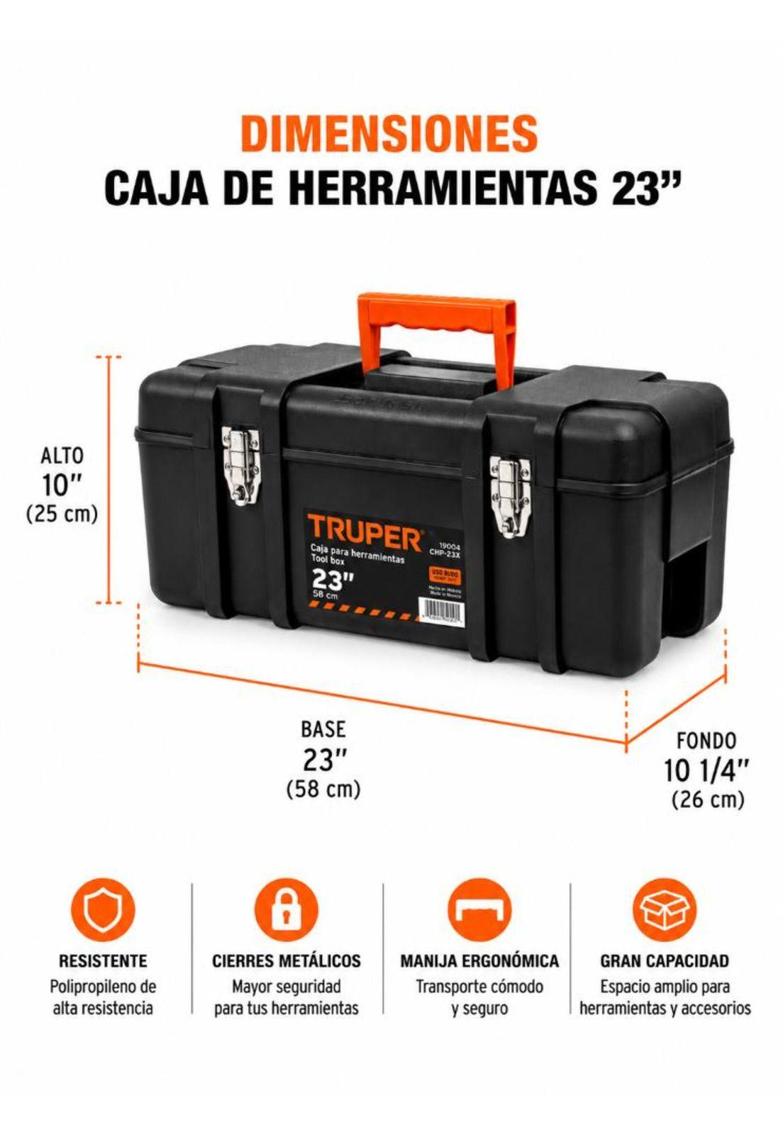 Caja De Herramientas Industrial Truper 23-3