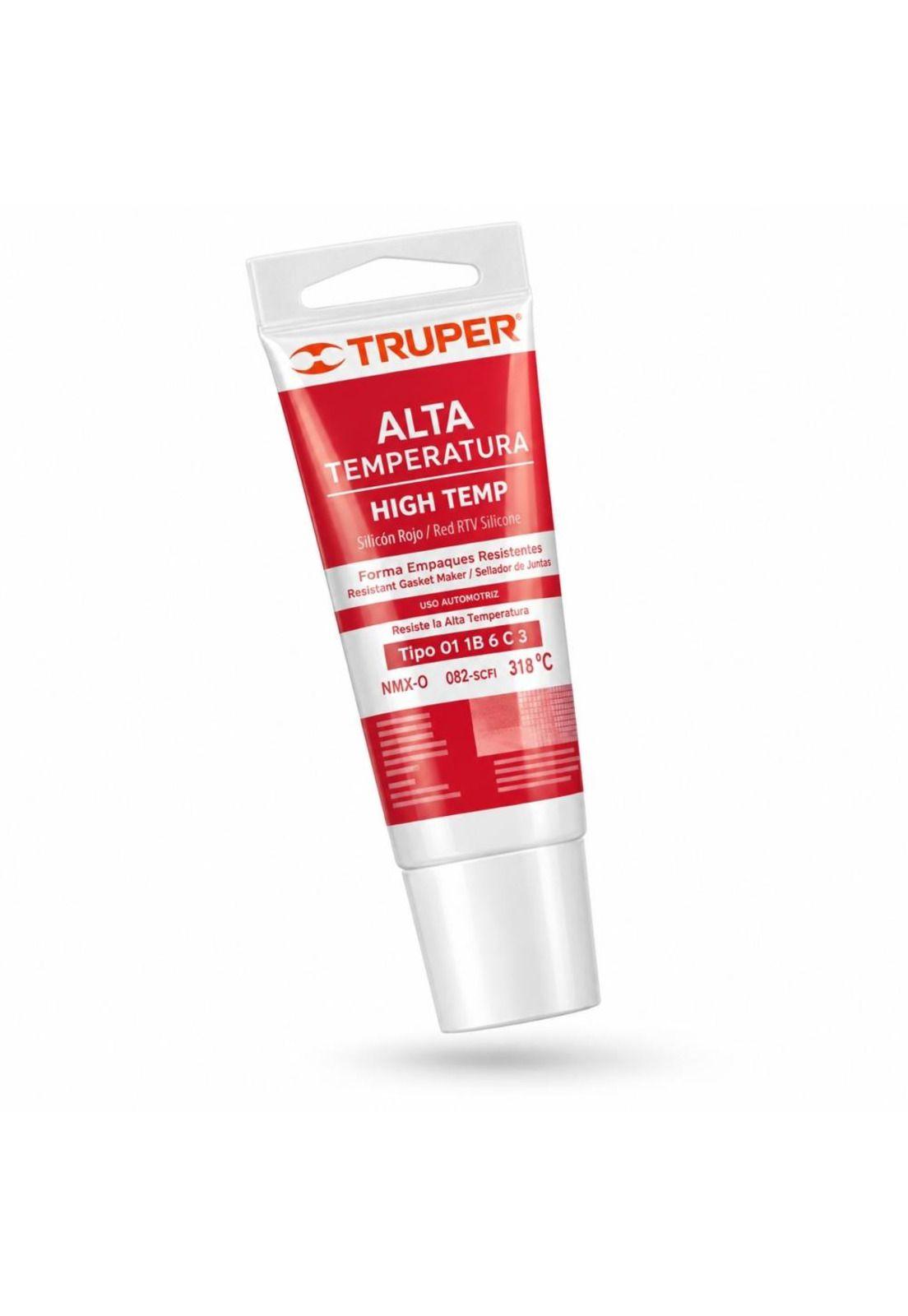 Silicona Sellador Rojo Para Altas Temperaturas 85g Truper-1