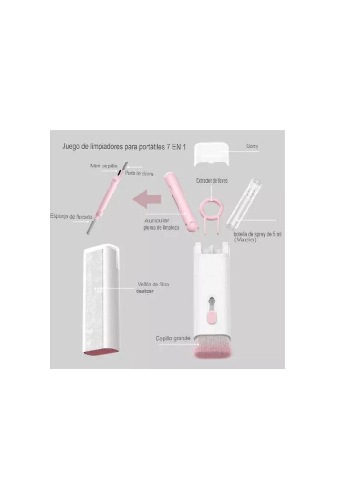 Brocha Limpiador Multifuncional Para Notebook Y Pc 7 En 1-6