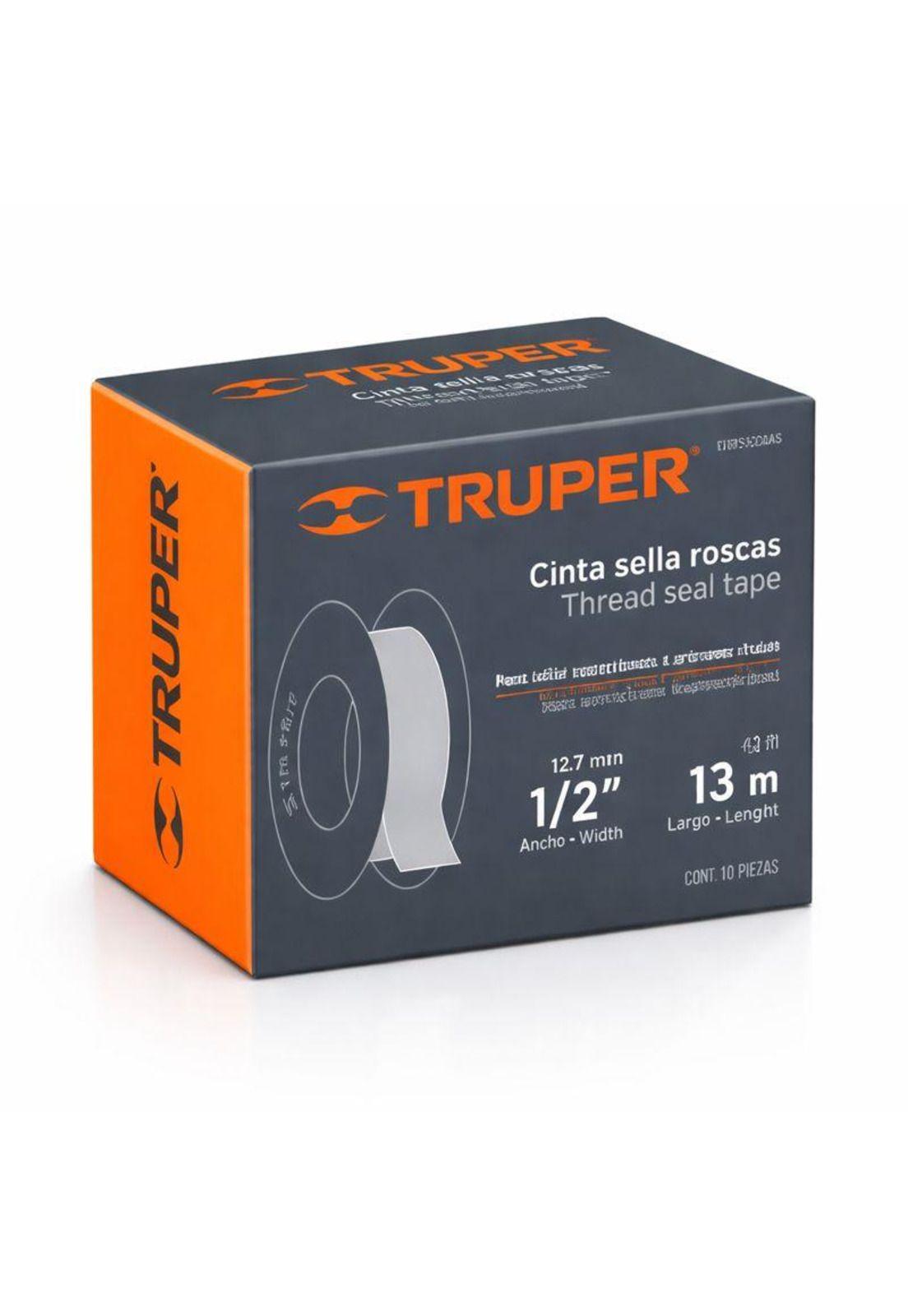 Cinta Teflon Truper Profesional 3/4 10 Unidades-2
