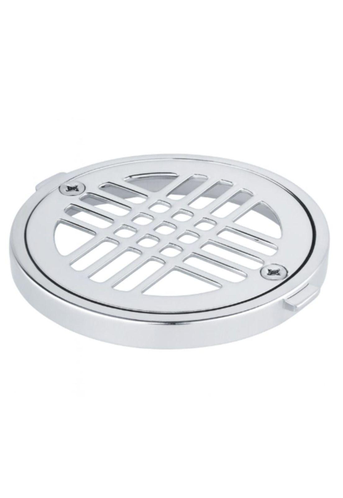 Rejilla Pileta Redonda 110mm Cromado ACERO INOXIDABLE POLI-1