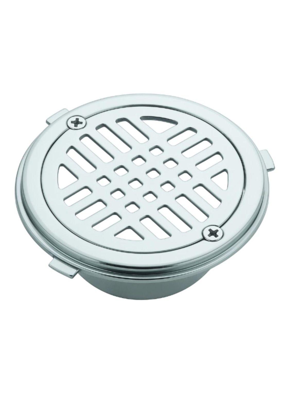 Rejilla Pileta Redonda 110mm Cromado ACERO INOXIDABLE POLI-2