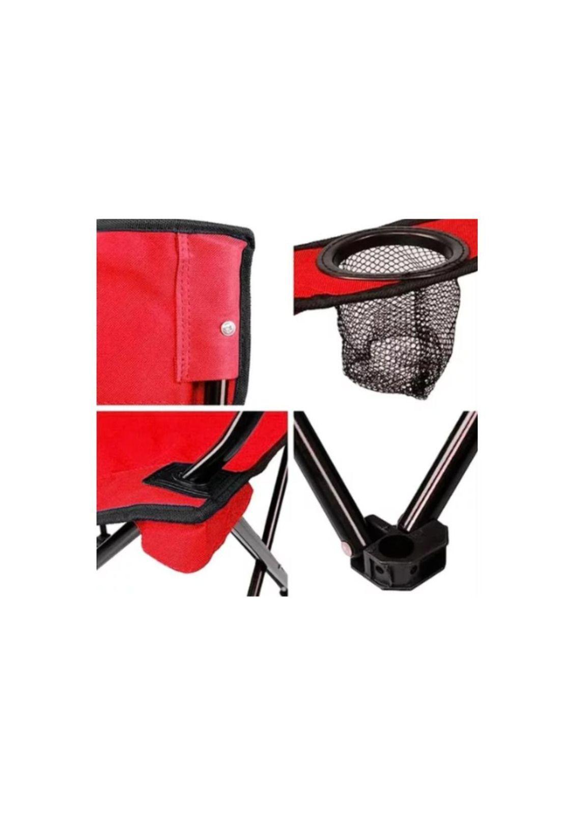 Silla Plegable De Playa Camping Pesca Picnic Con Porta Vaso-2