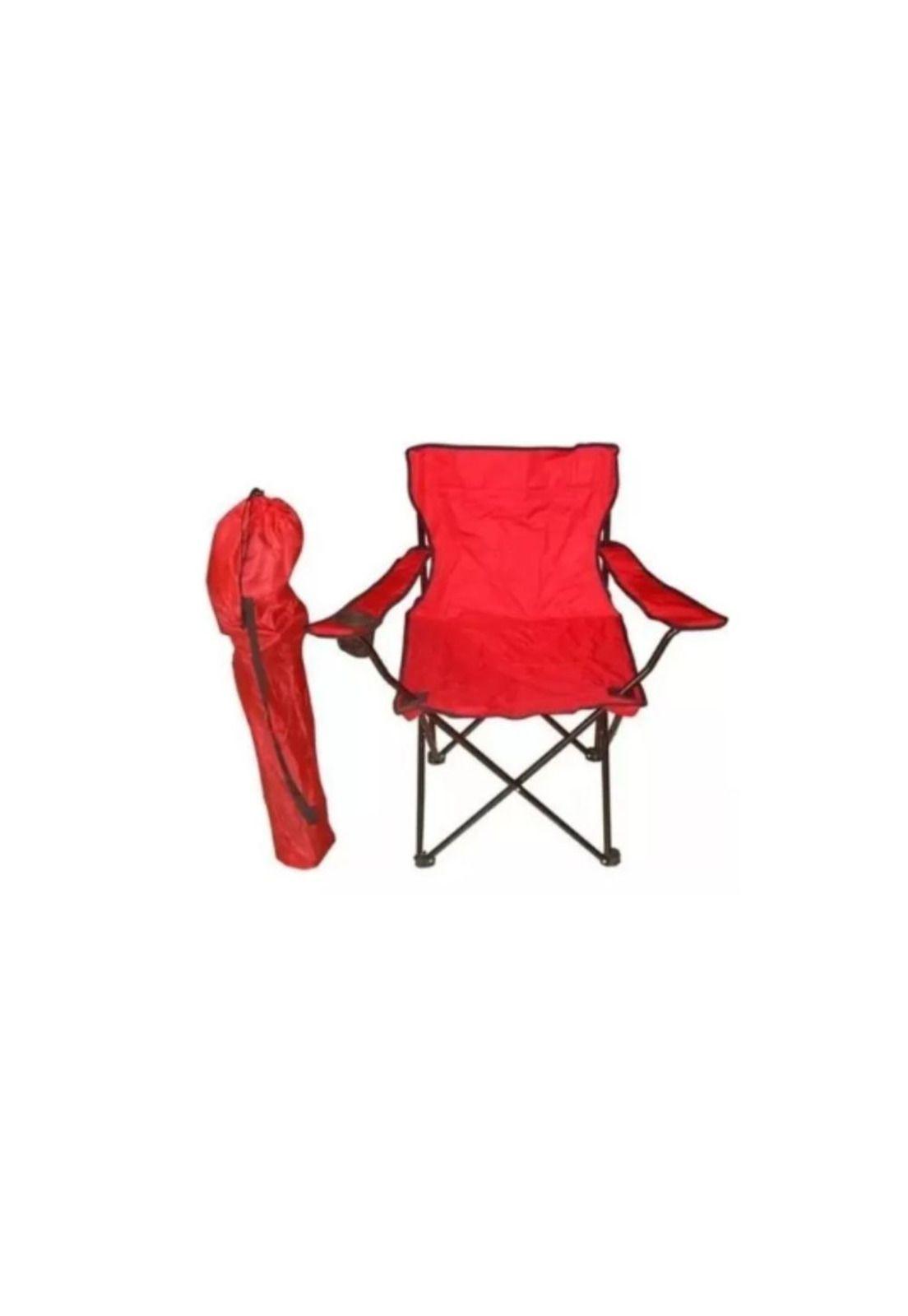 Silla Plegable De Playa Camping Pesca Picnic Con Porta Vaso-4