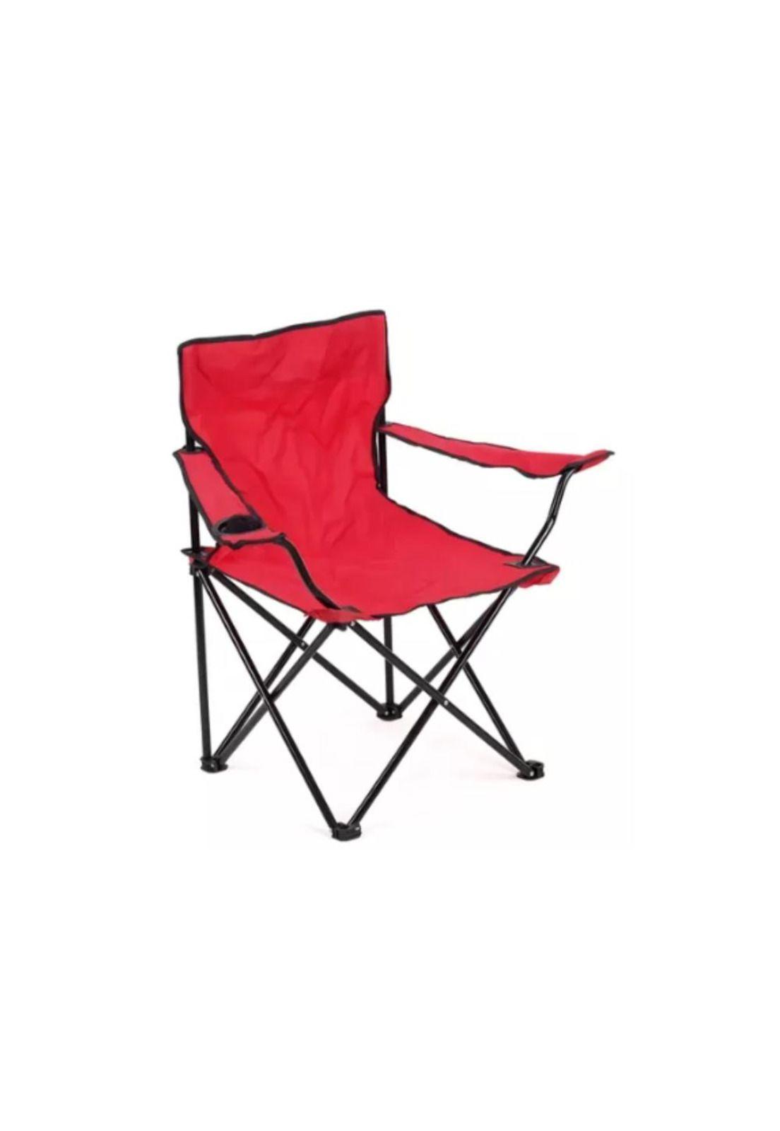 Silla Plegable De Playa Camping Pesca Picnic Con Porta Vaso-5