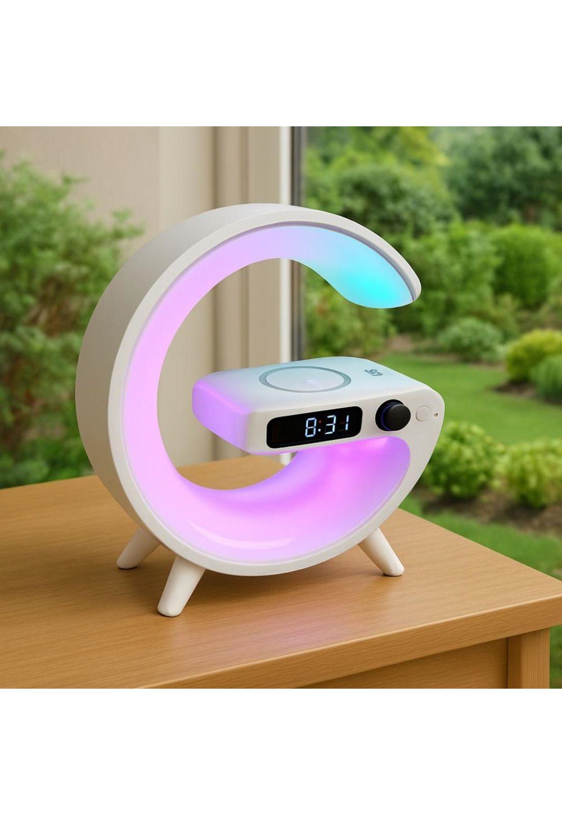 Parlante Bluetooth Mlab My Lil G 5en1 RGB Reloj Cargador-5