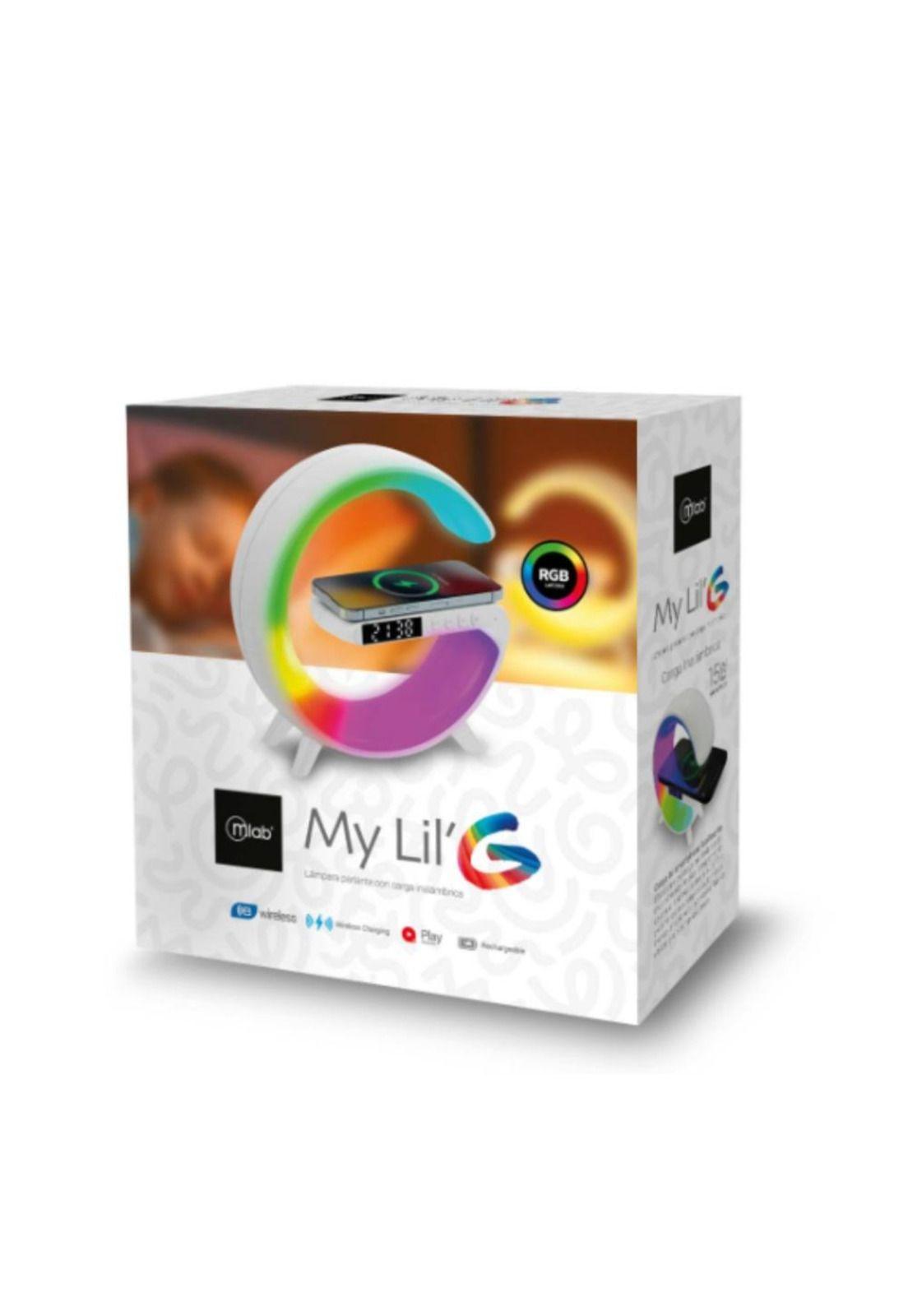 Parlante Bluetooth Mlab My Lil G 5en1 RGB Reloj Cargador-7