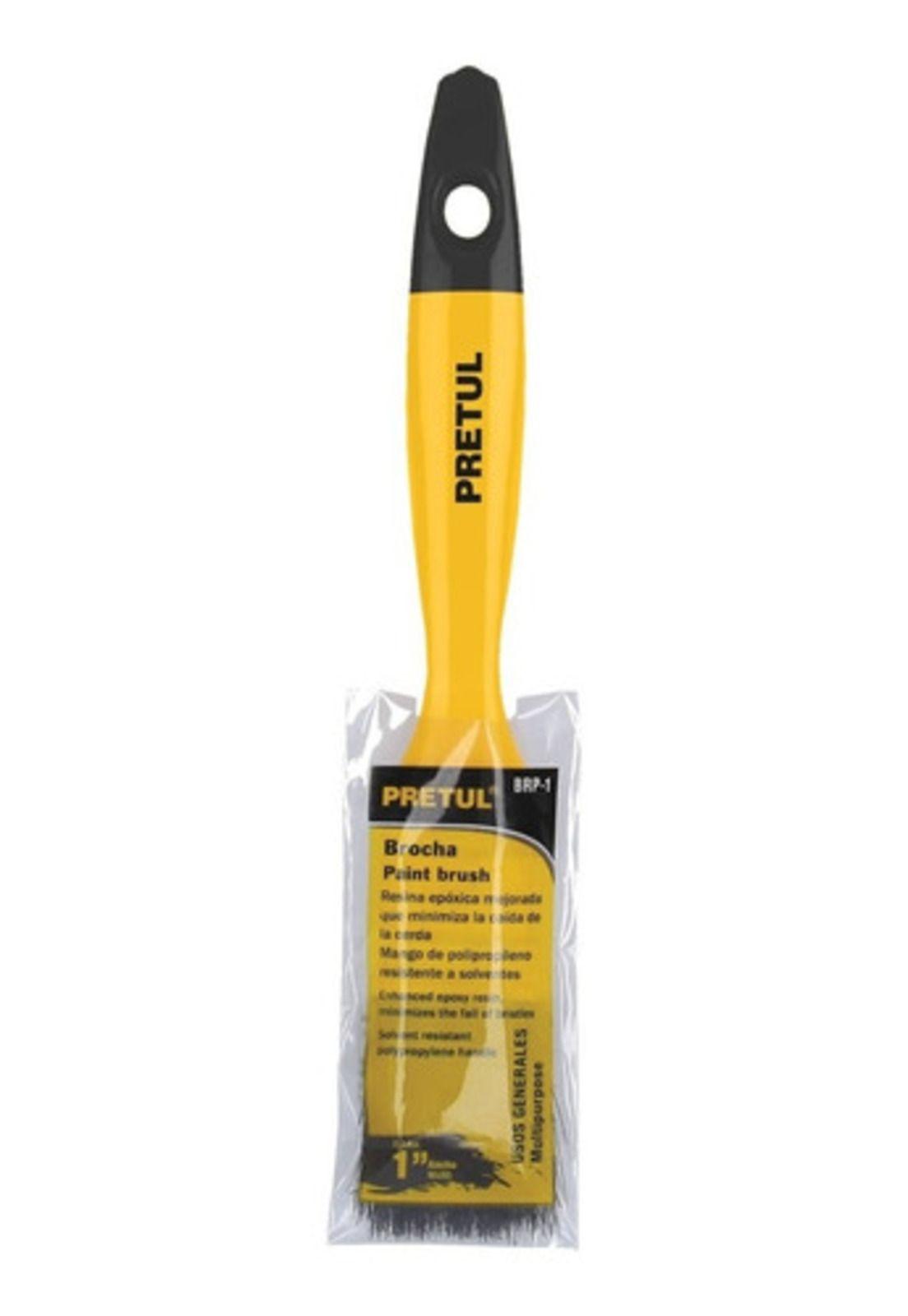 Brocha Para Pintar Ultraresistente 1(2,5cm) Pretul-1