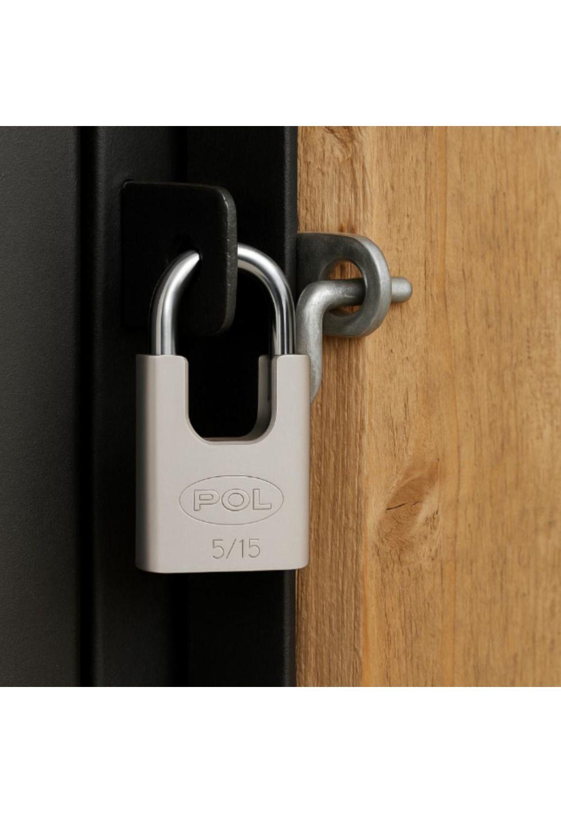 Candado Alta Seguridad Poli EXTERIOR con hombros 50mm LineaX-4