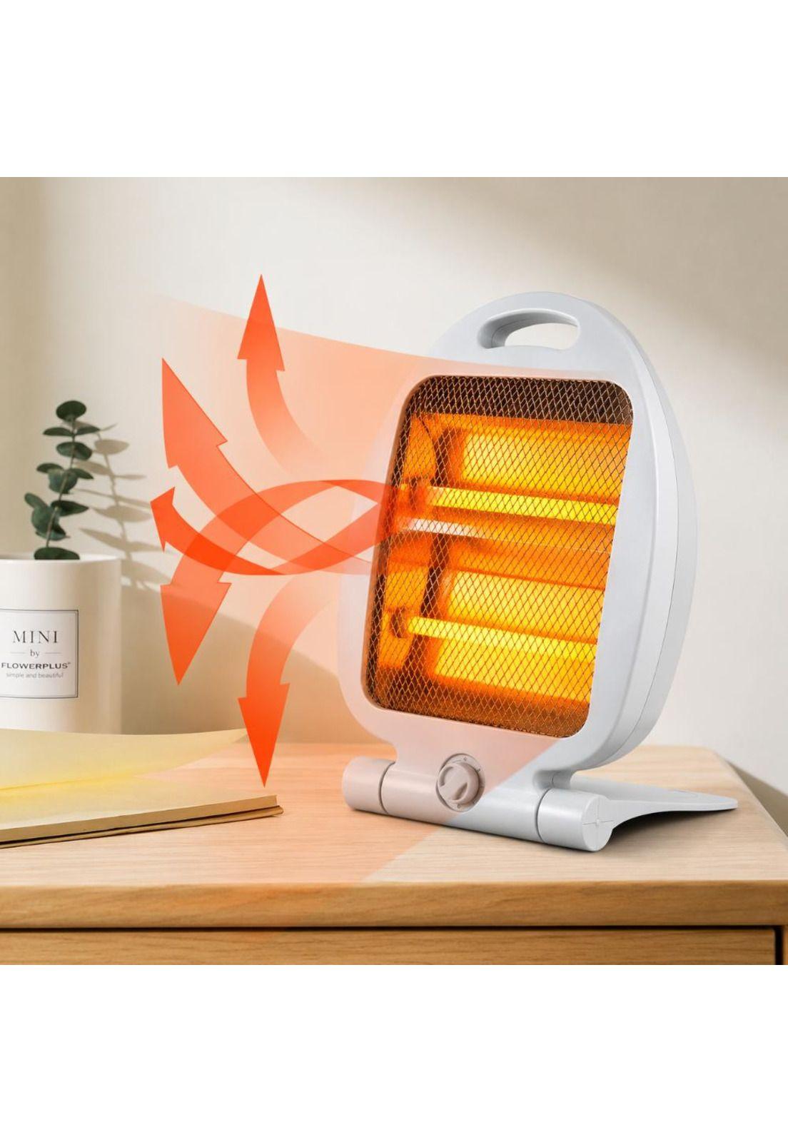 Calefactor Eléctrico Halógeno Portátil Estufa 800W Rejilla-4