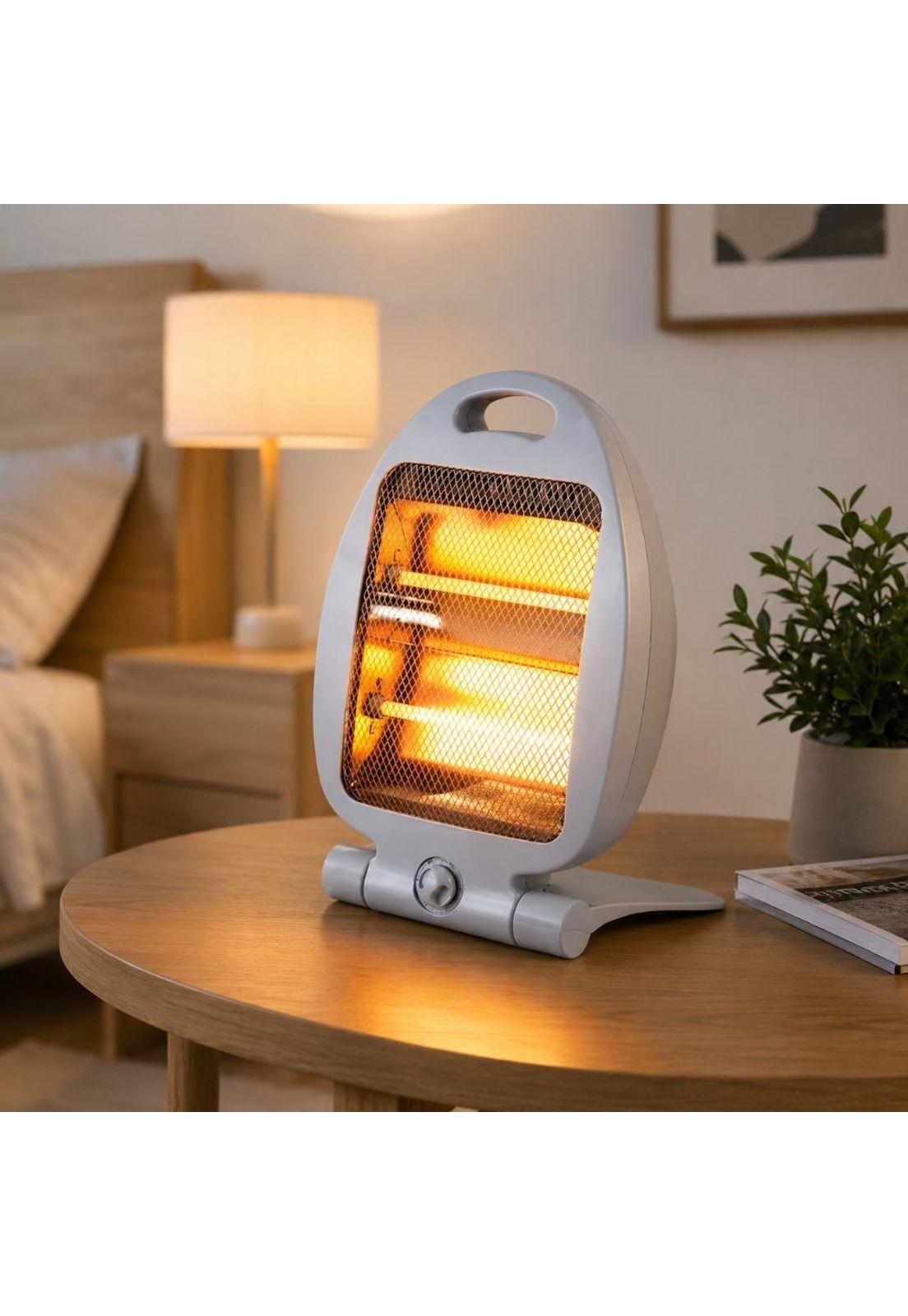 Calefactor Eléctrico Halógeno Portátil Estufa 800W Rejilla-6