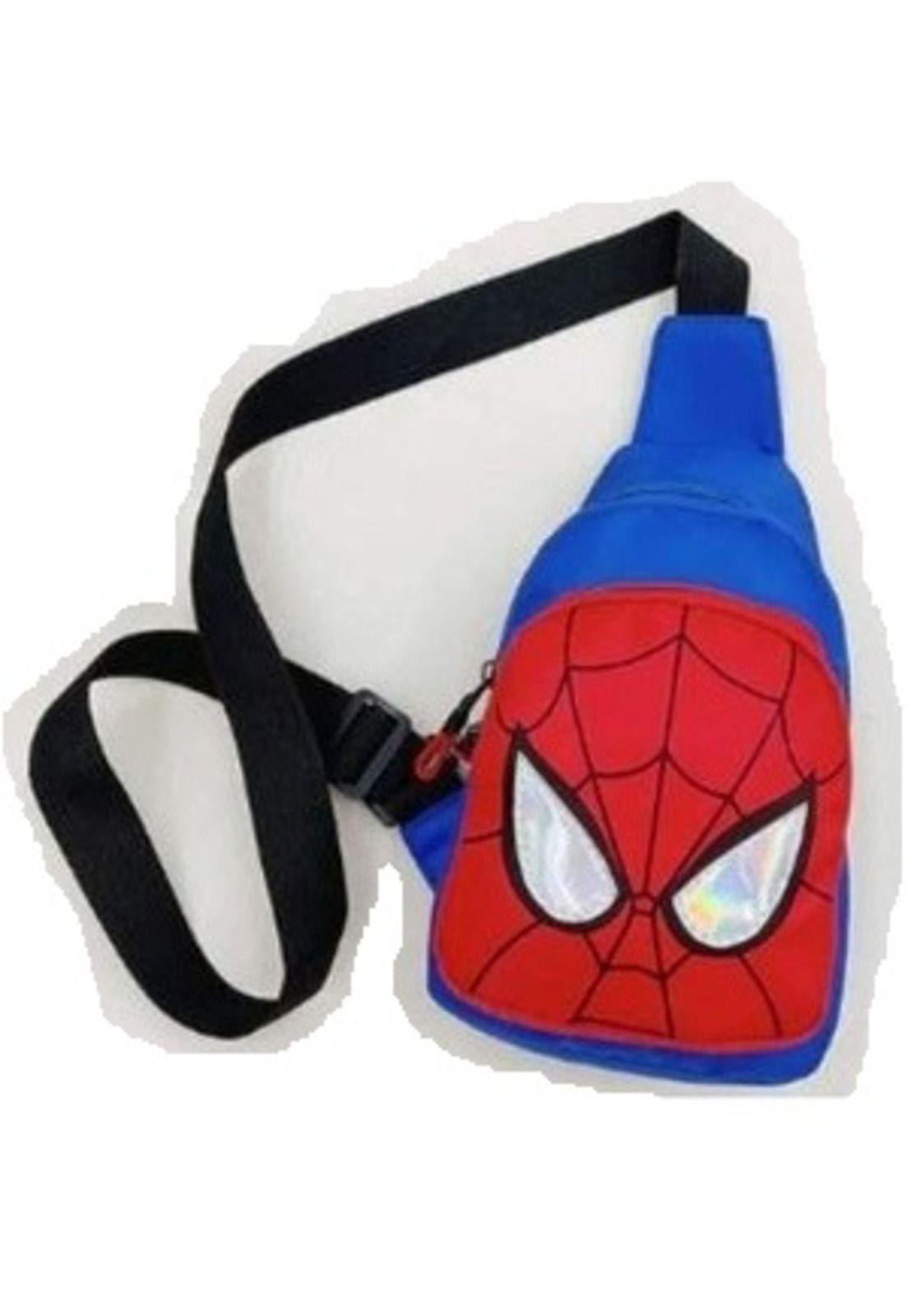 Bolso Mochila Spiderman Niños Cruzado-0