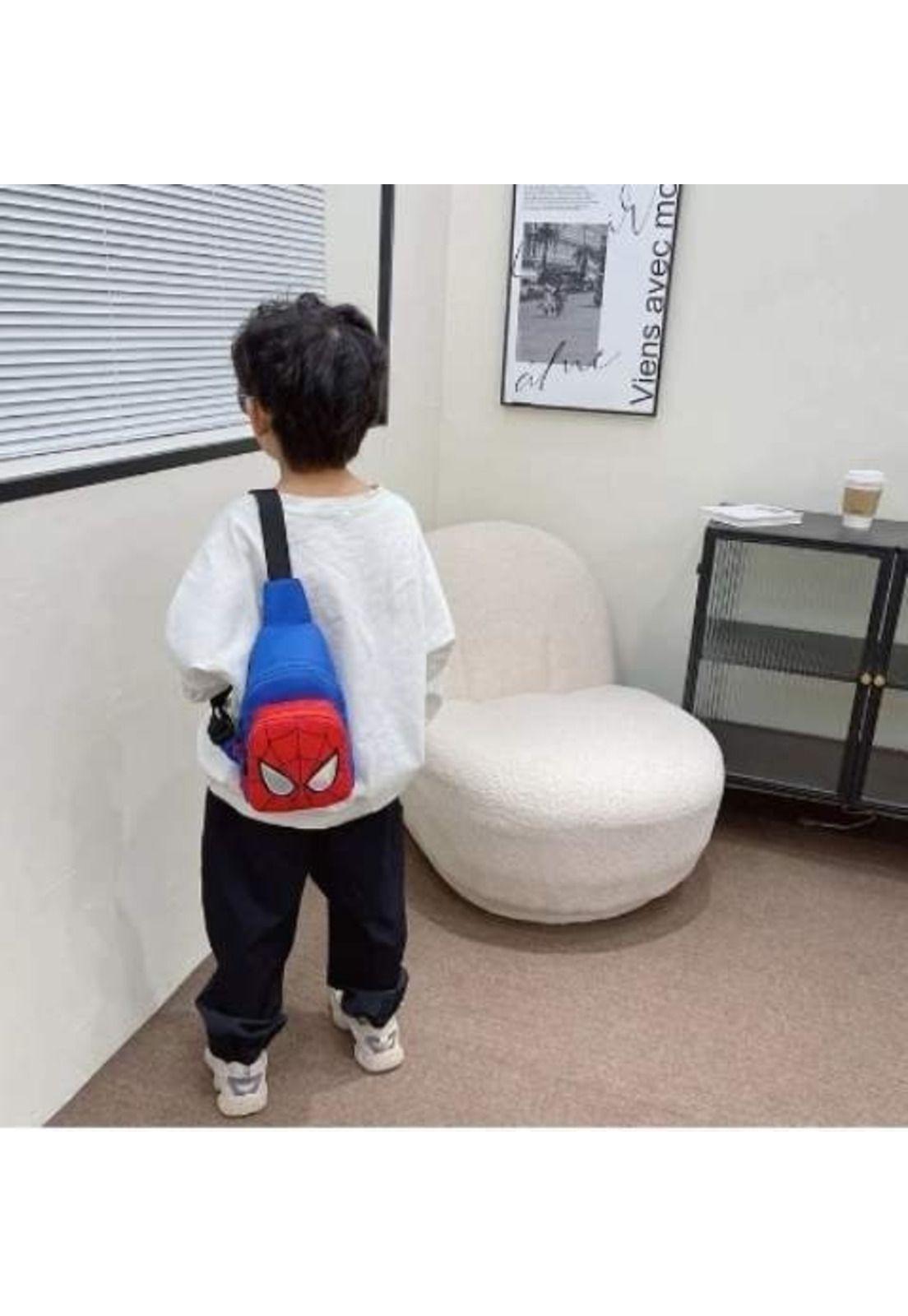 Bolso Mochila Spiderman Niños Cruzado-2