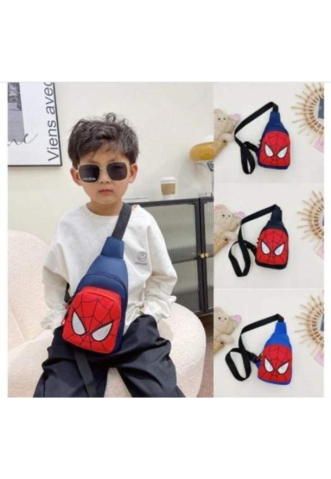 Bolso Mochila Spiderman Niños Cruzado-3