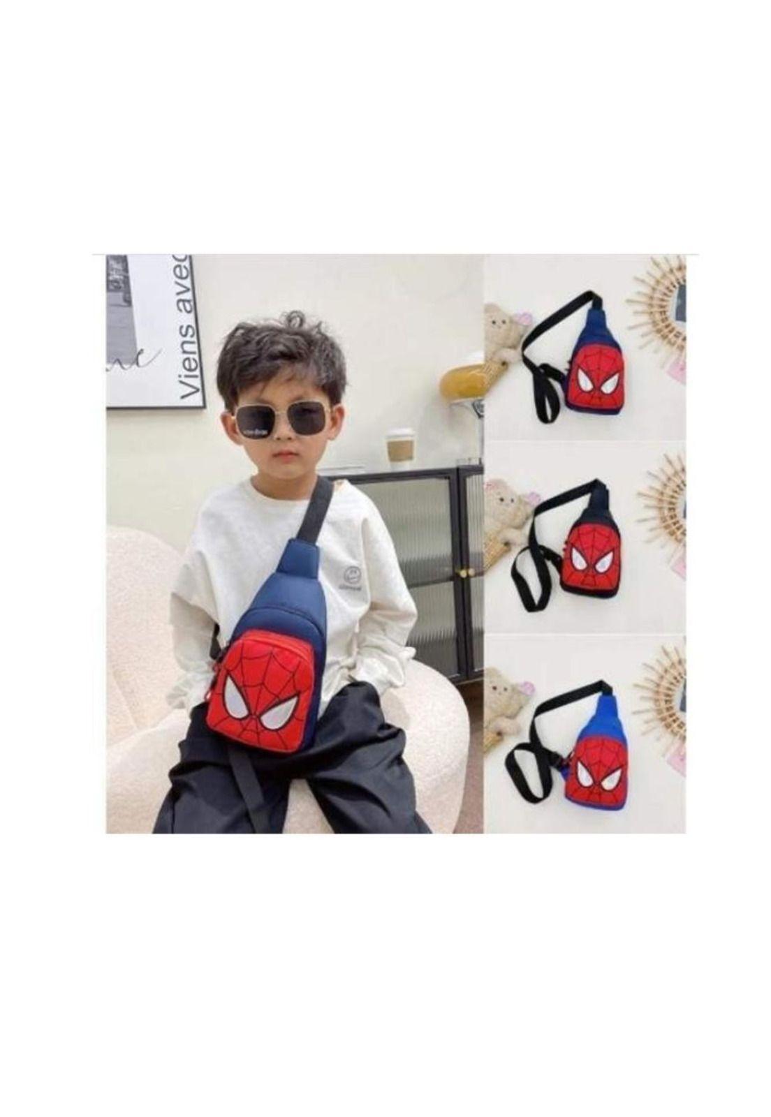 Bolso Mochila Spiderman Niños Cruzado-2