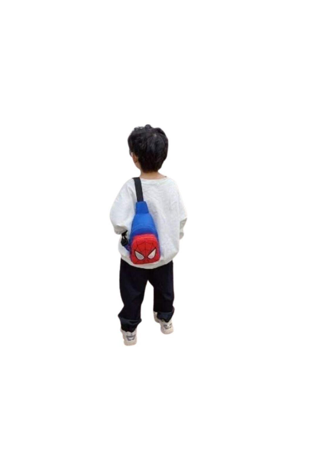 Bolso Mochila Spiderman Niños Cruzado-2