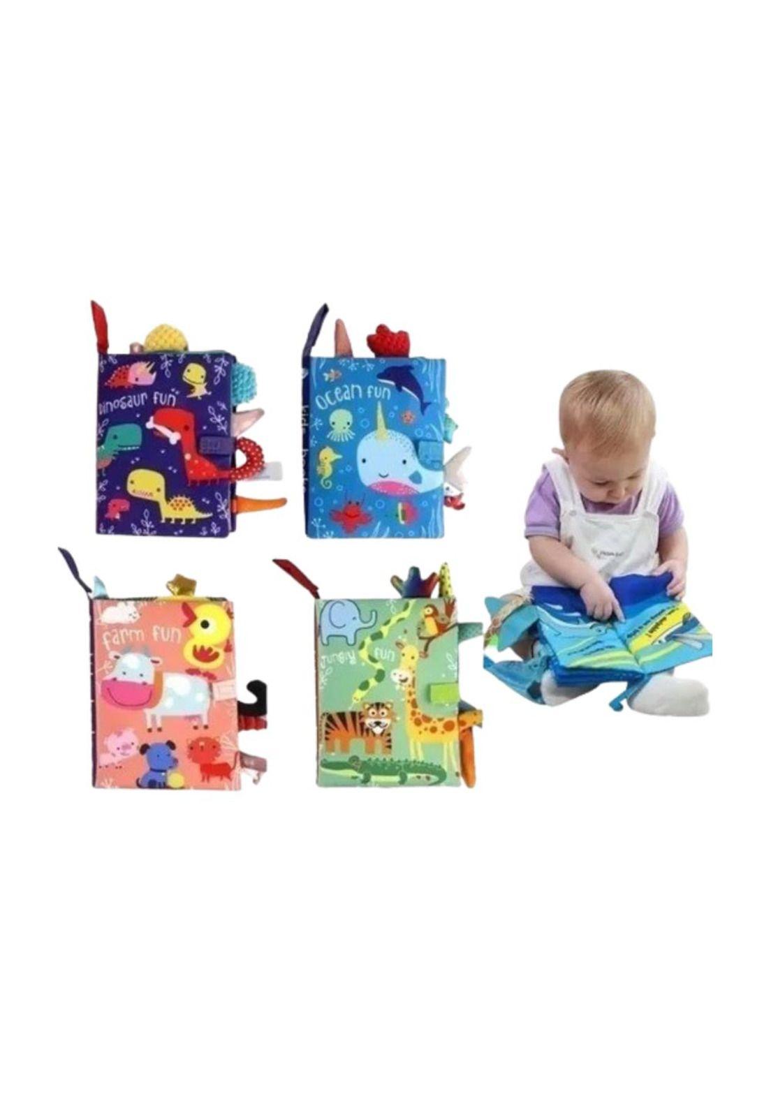 Libro De Tela Interactivo Sensorial Para Bebe Y Niños-2