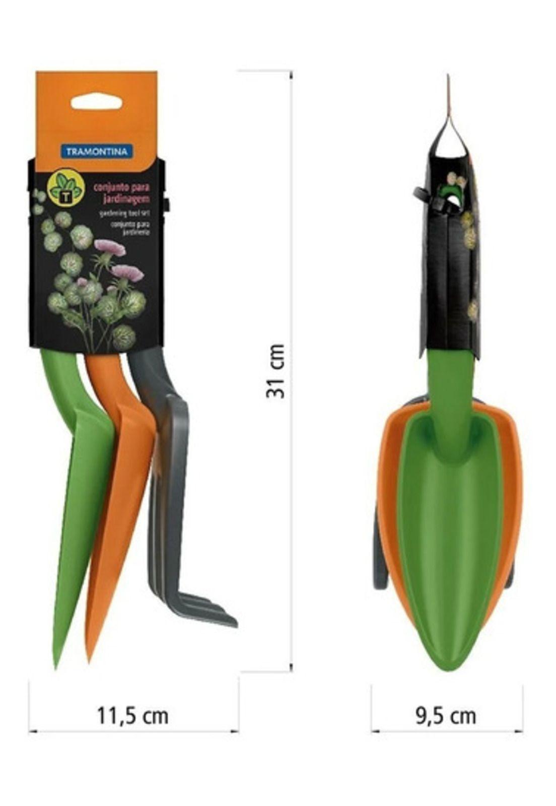 Kit Set De Herramientas Jardineria 3pzs Tramontina-1