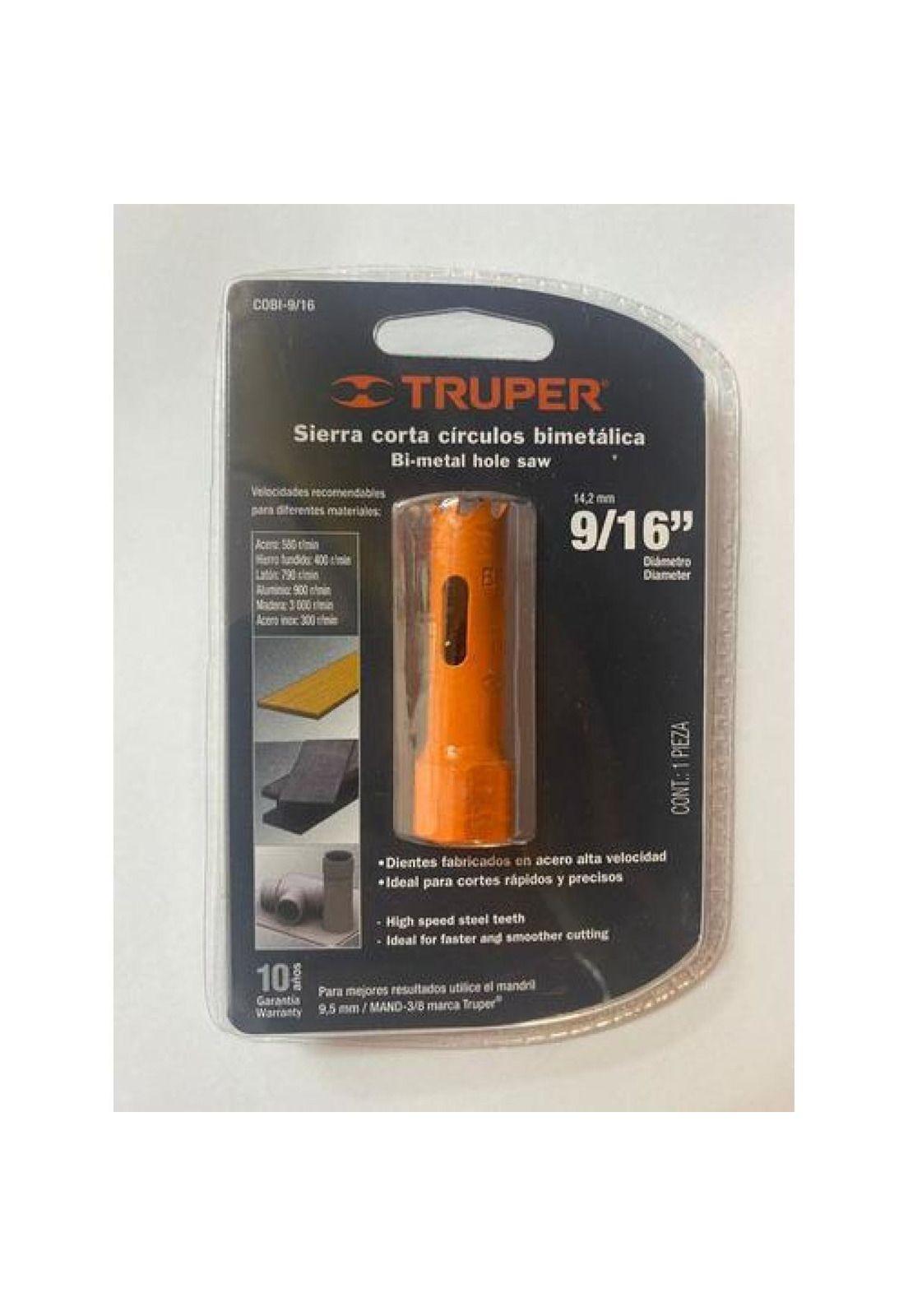 Sierra Copa Bimetalica Truper Expert, Cobi-9/16 14,2mm-1