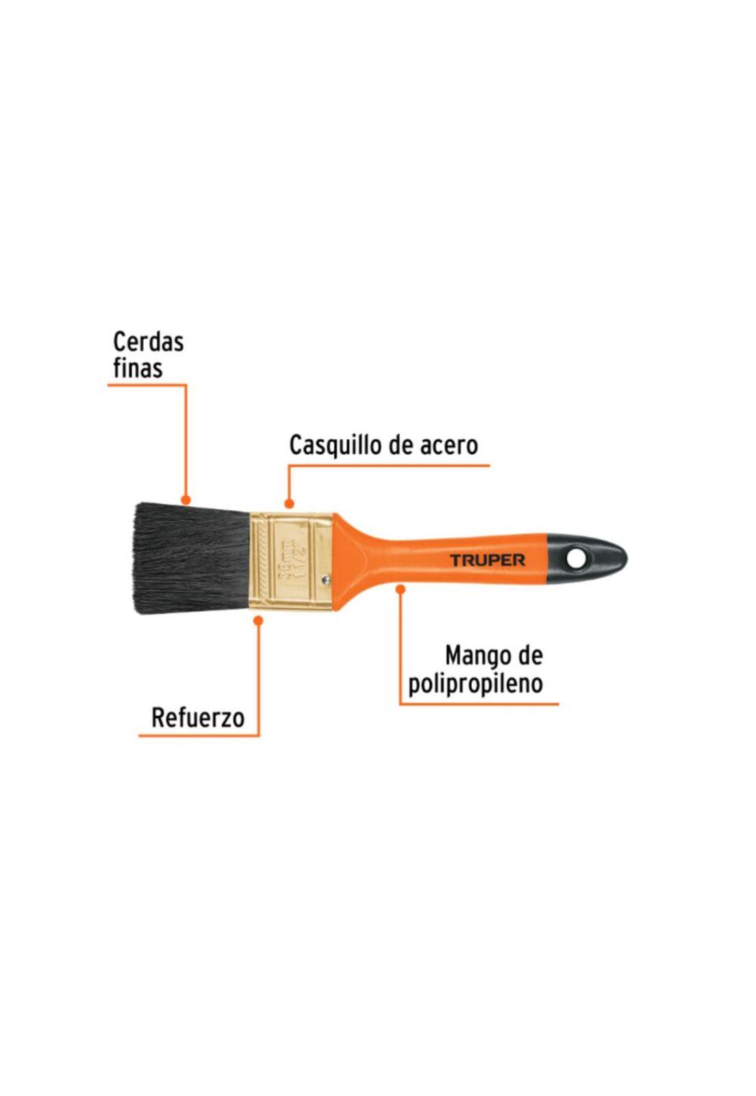 Brocha Profesional Uso General Truper 3 (76,2mm)-3