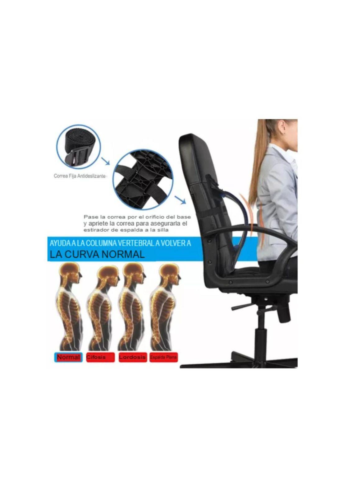 Masajeador Lumbar Corrector De Espalda Estiramiento Premium-4