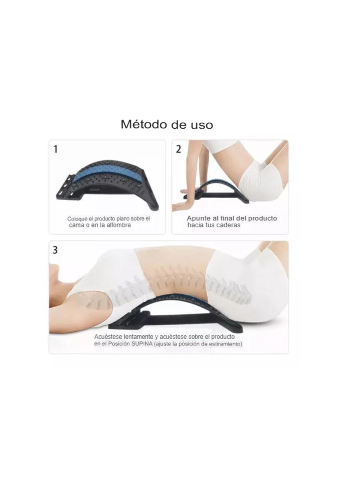 Masajeador Lumbar Corrector De Espalda Estiramiento Premium-5