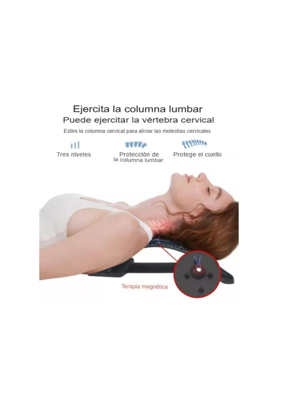 Masajeador Lumbar Corrector De Espalda Estiramiento Premium-6
