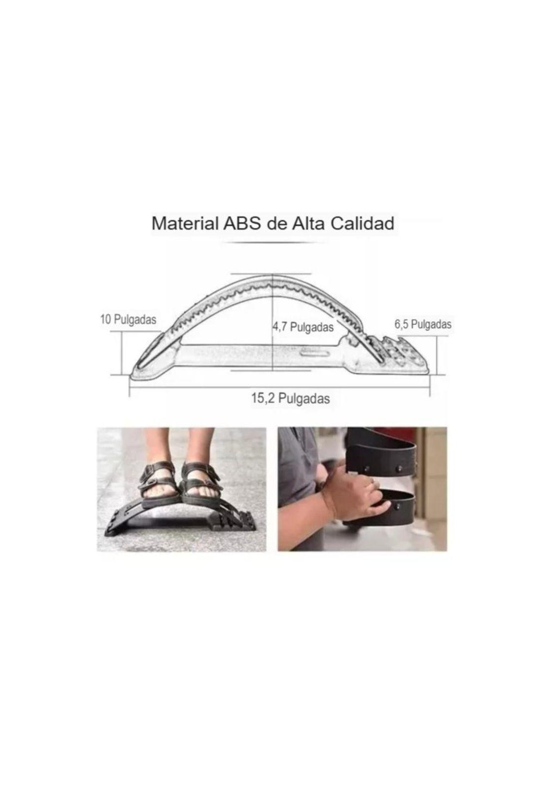 Masajeador Lumbar Corrector De Espalda Estiramiento Premium-7