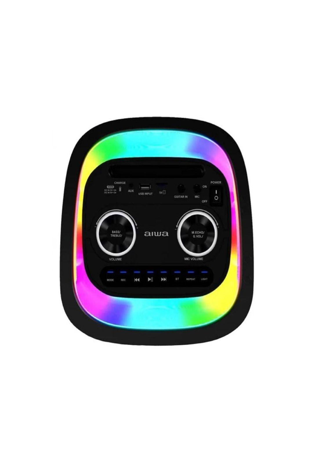 Parlante Bluetooth Aiwa AW-POH4D Karaoke TWS LED-2