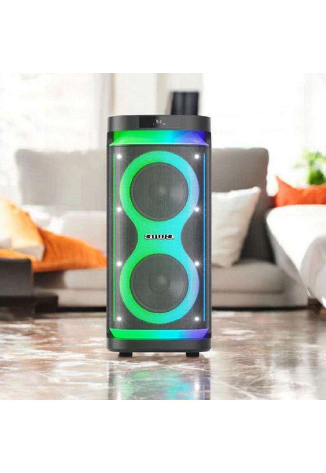 Parlante Bluetooth Aiwa AW-POH4D Karaoke TWS LED-5