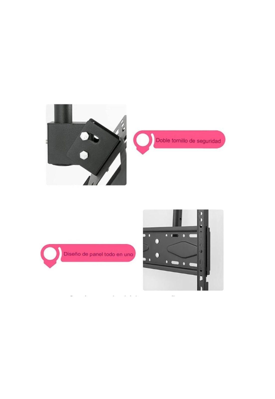Soporte Tv Techo O Pared Ajustable 32 A 70" Rotación 360°-4