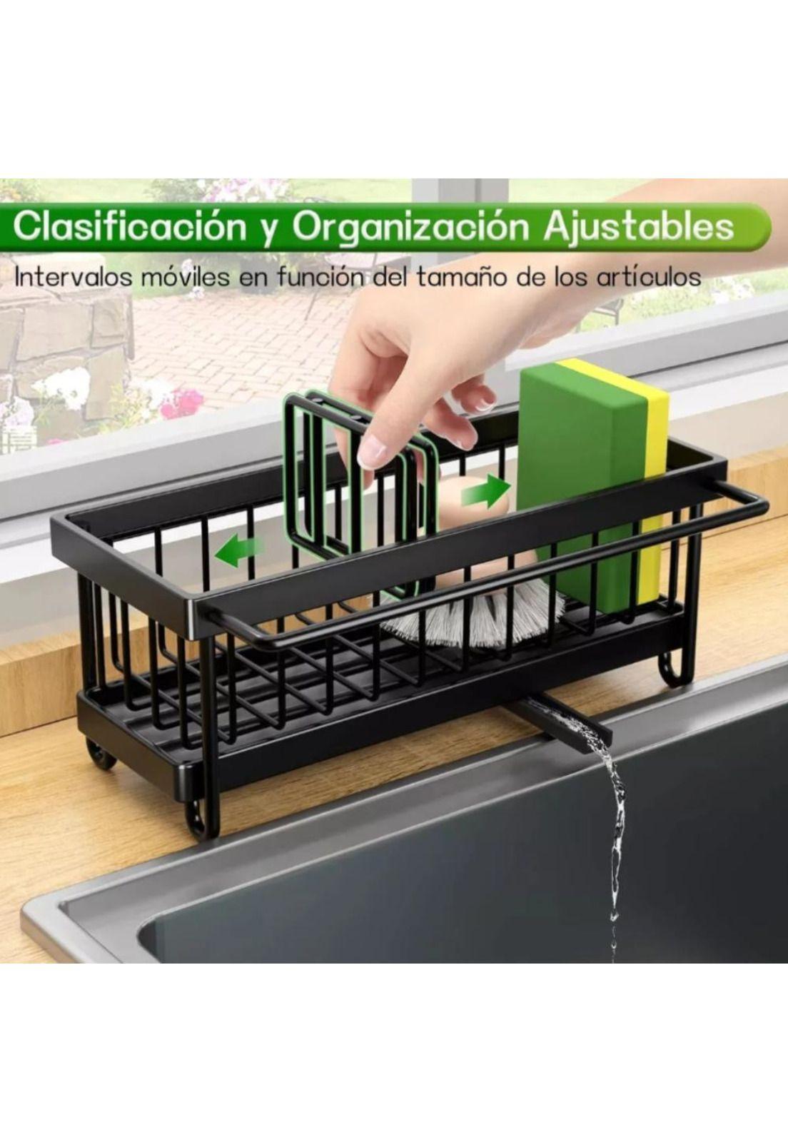 Porta Esponja Escurridor Multifuncional para Cocina Moderna-2