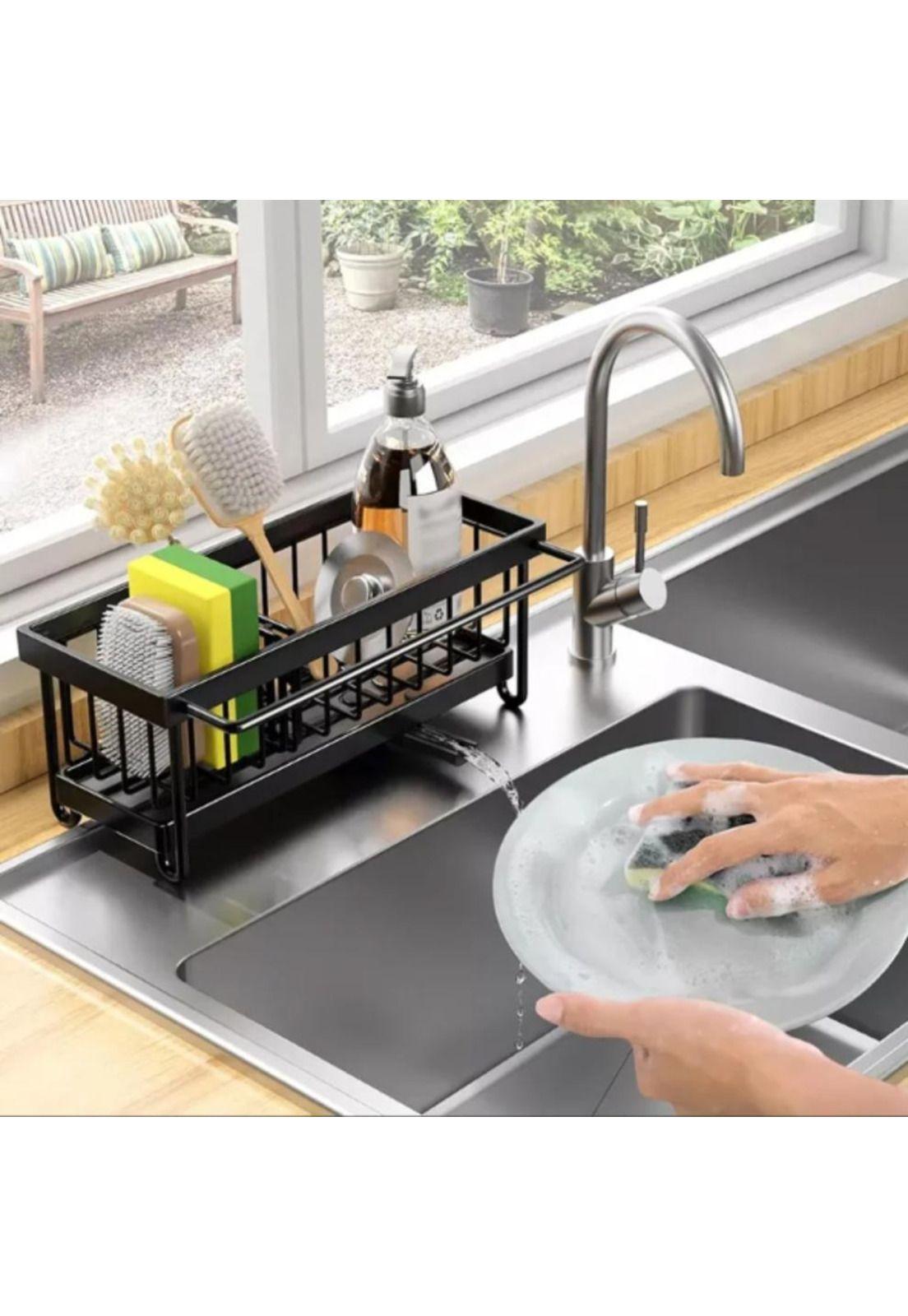 Porta Esponja Escurridor Multifuncional para Cocina Moderna-3