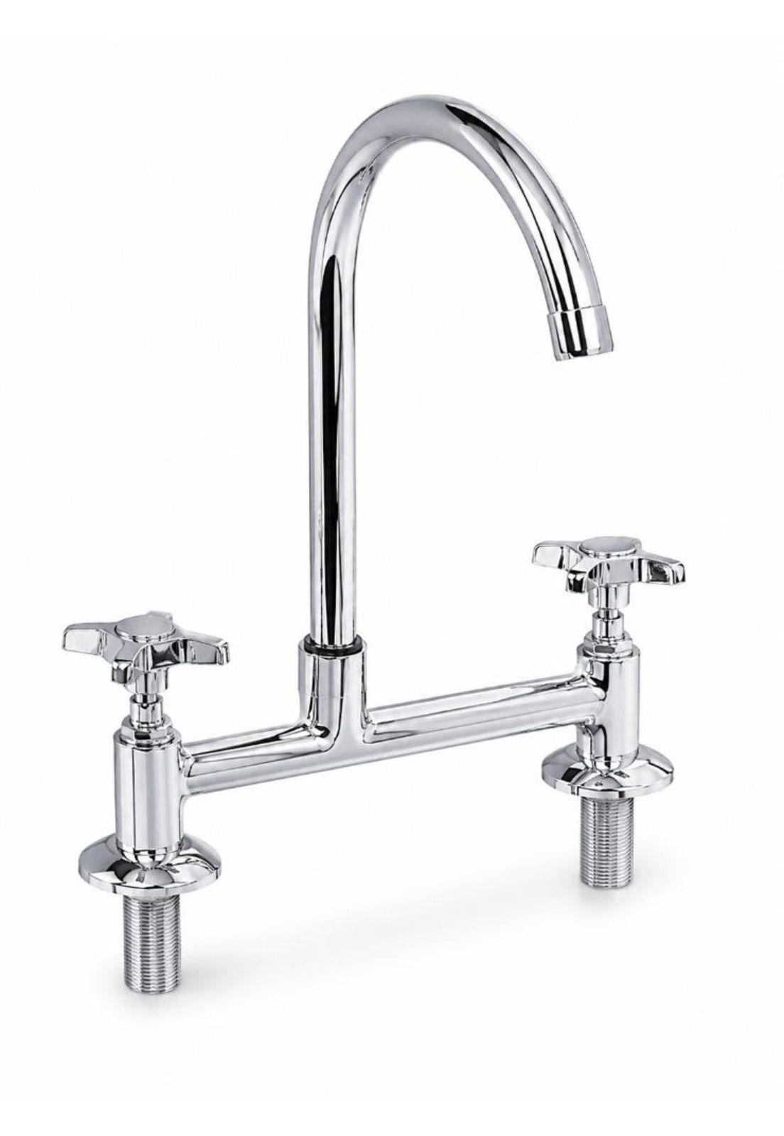Llave Combinación Lavaplatos Fas Calidad Superior Cc7-1001-0
