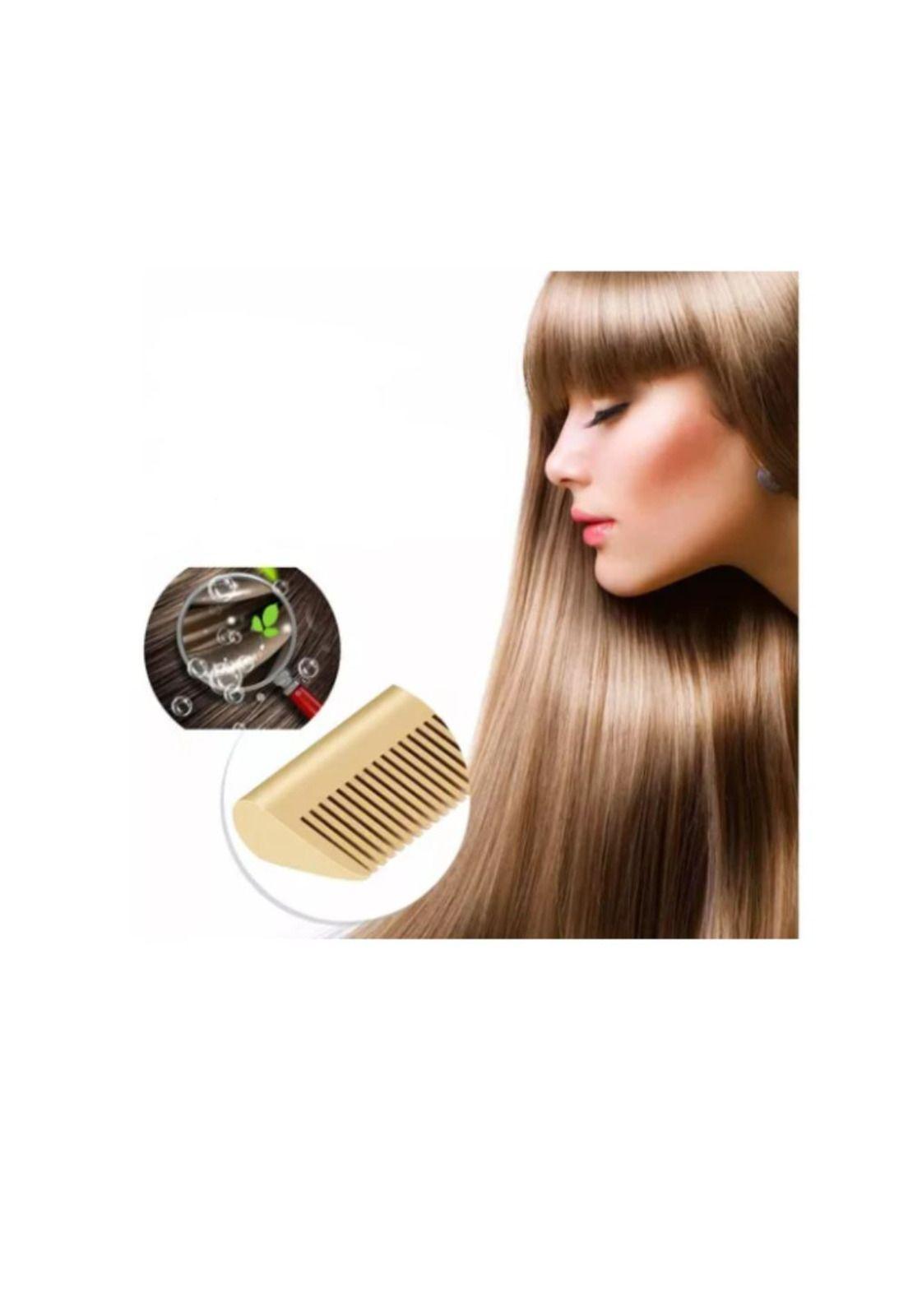 Peine Cepillo Alisador Profesional Gold Ceramic Unisex-2