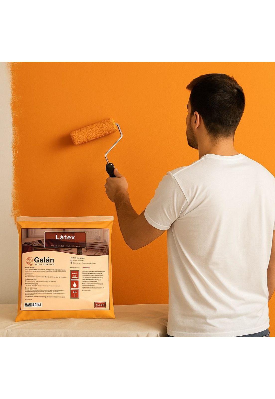 Pintura En Bolsa Latex 2.8 Kilos Mandarina Galan-2