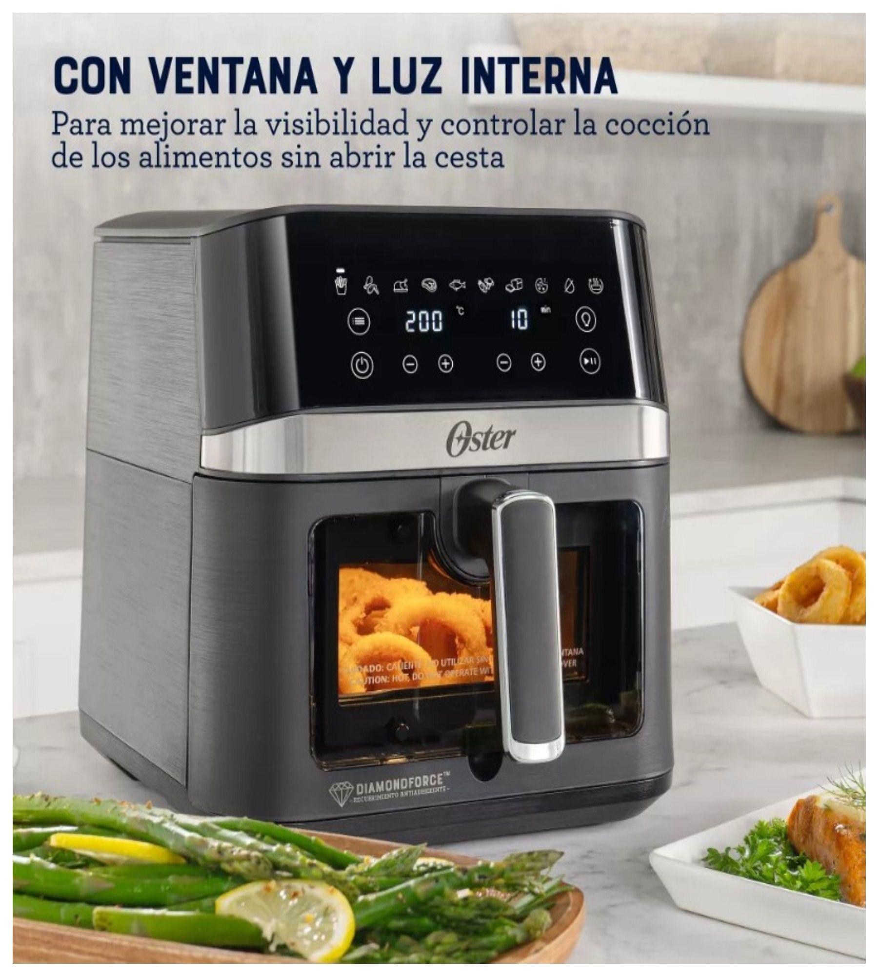 Freidora de Aire Digital Recubrimiento Oster 6L 10 Programas-3