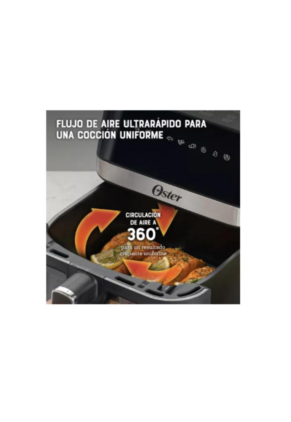 Freidora de Aire Digital Recubrimiento Oster 6L 10 Programas-5