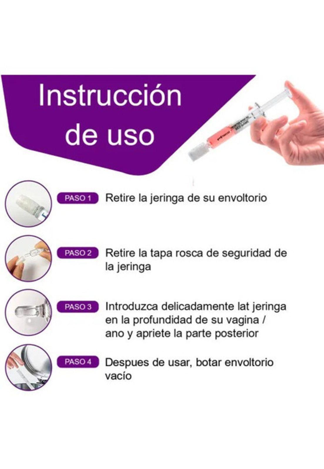 Gel Lubricante Mujer Excitante Potenciador 3 Jeringas 1.5ml-1