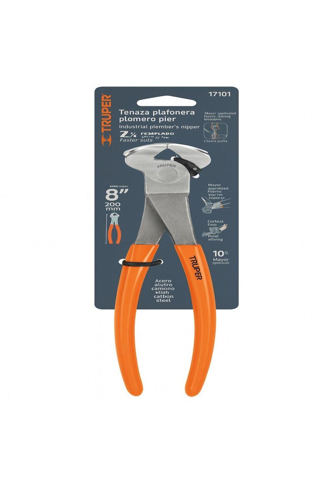 Alicate Tenaza plafonera industrial 8 pulgadas Truper-4