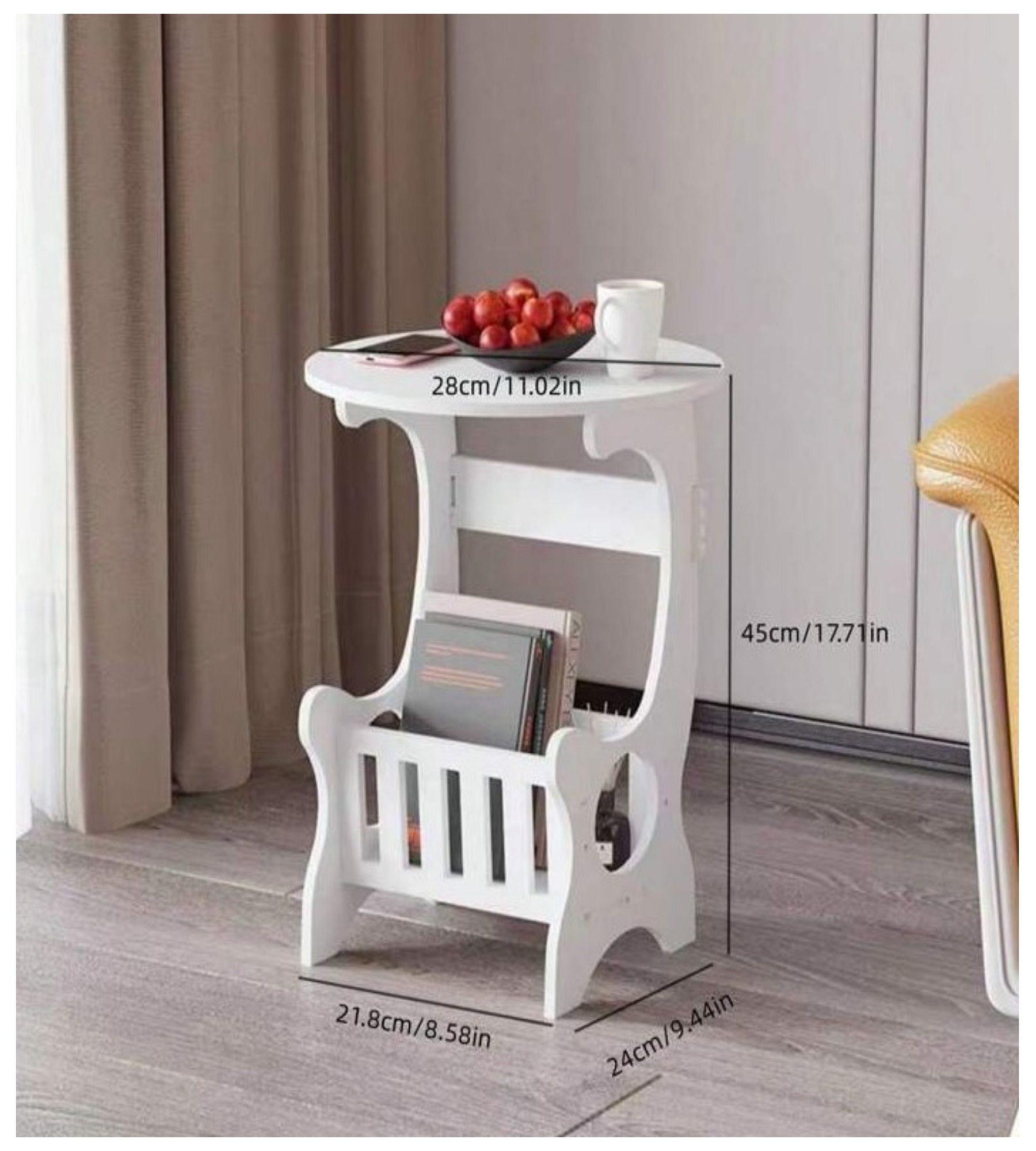 Velador Mesa minimalista auxiliar revistero Hogar-3