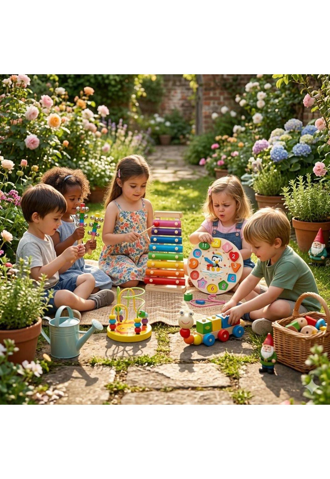 Juguetes Didácticos Montessori Madera Cognitivo Para Niños-1
