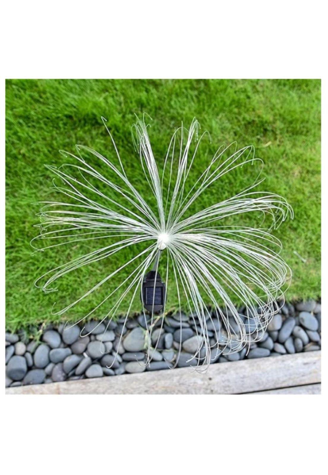 Set 2 Luces Solares Tipo Medusa Jardín  RGB Multicolor Hogar-7