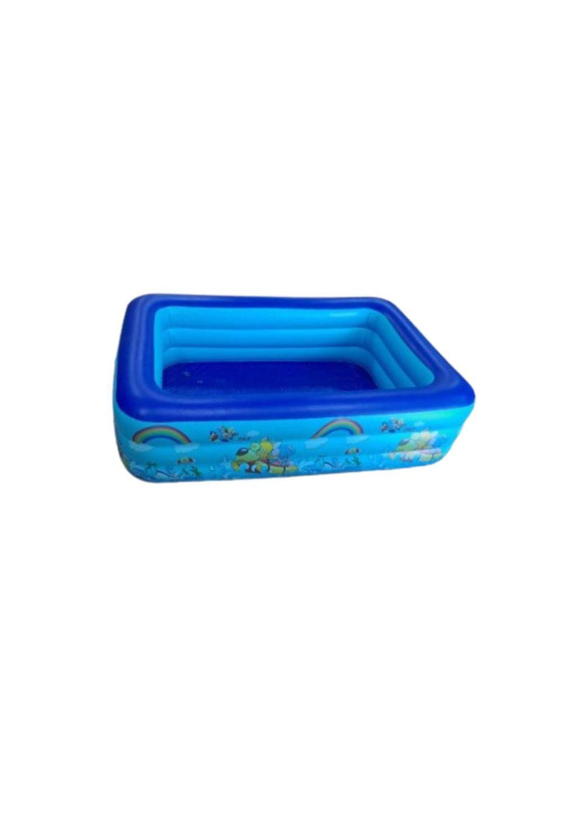 PISCINA INFLABLE VERANO 210X135X55CM NIÑOS DIVERSION JUEGO-3