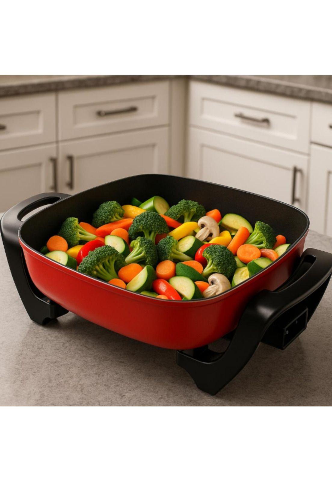 Sartén Eléctrico Multifuncional Inteligente XL 1500W-5