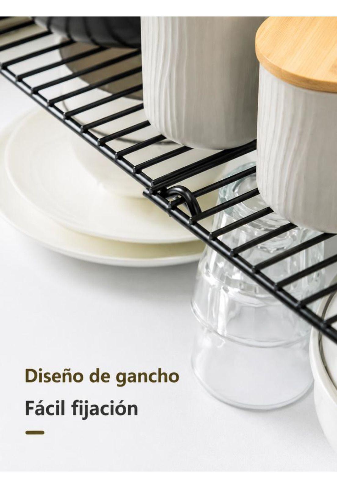 Repisa Extensible De Hierro Apilable Organizador Rack Cocina-7
