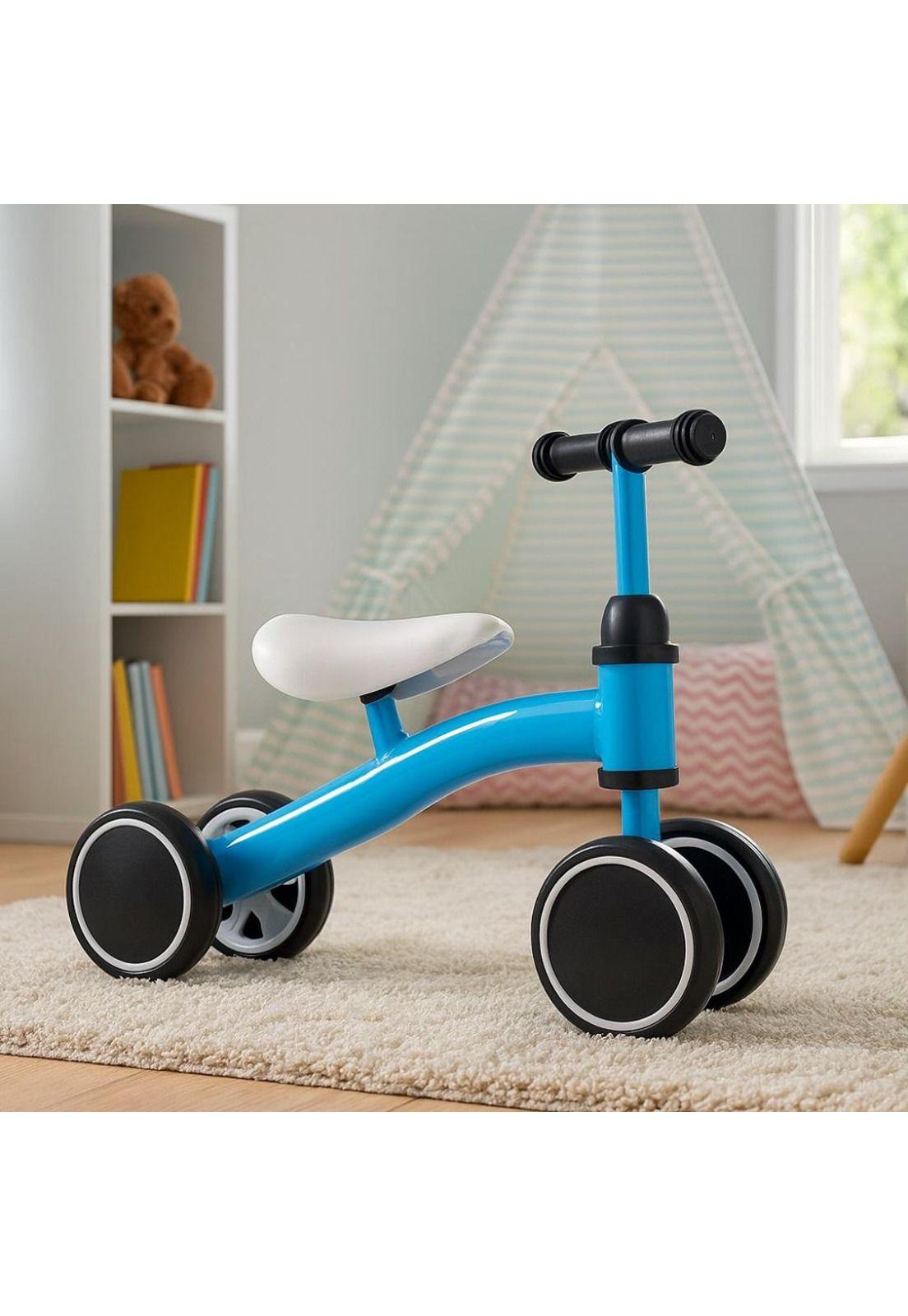 Bicicleta de Equilibrio 4 Ruedas Triciclo Infantil Estable-2