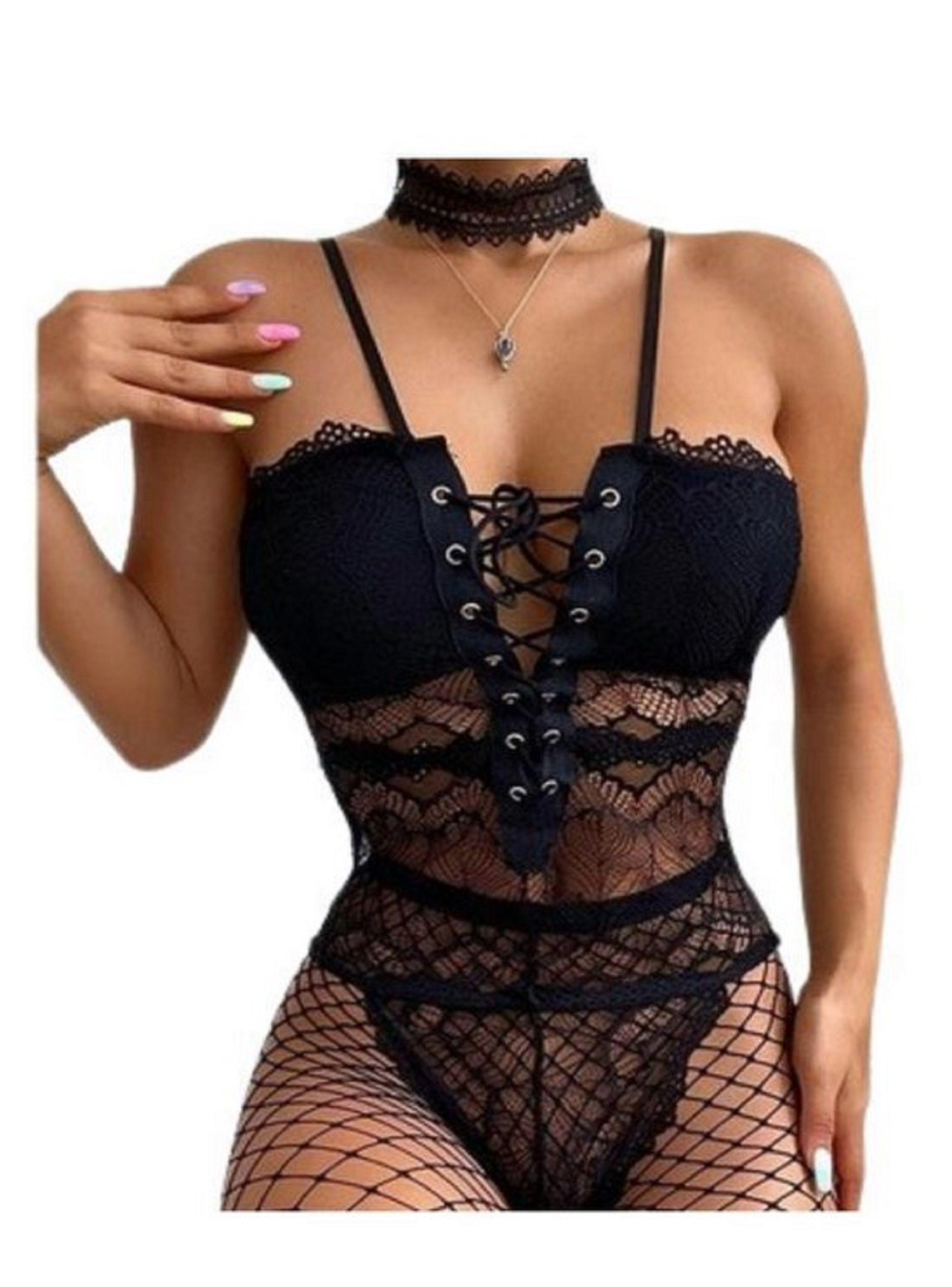 Body Lencería Erotica Sexy Ropa Interior De Encaje -2